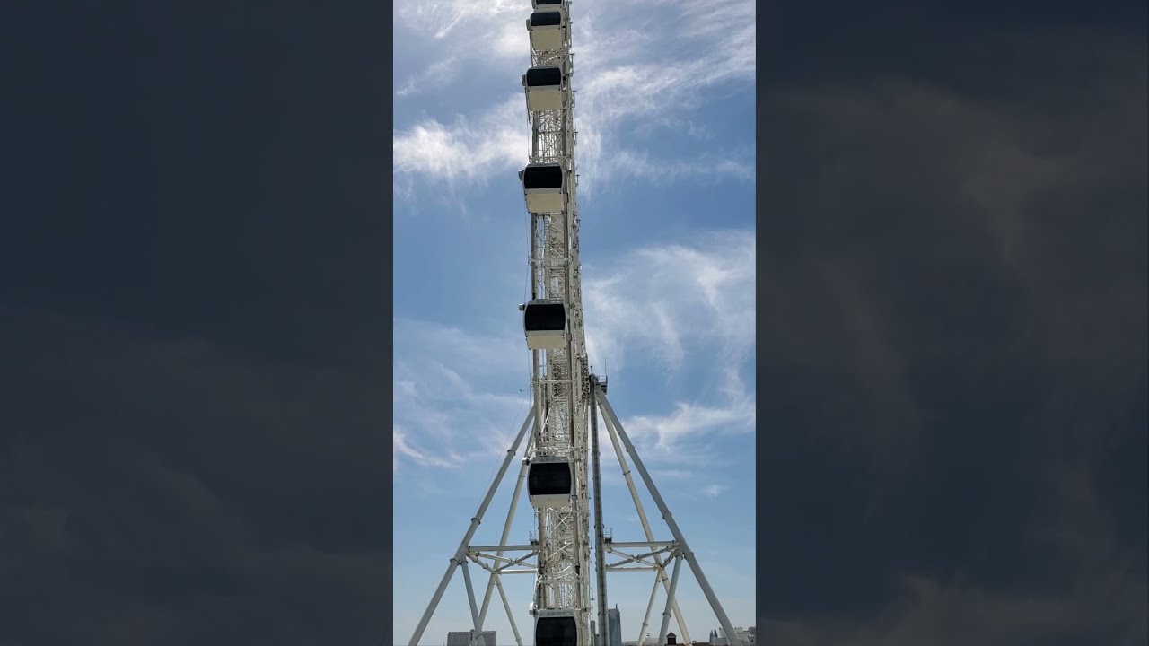 Up close in front of the slow moving Orlando fl EYE