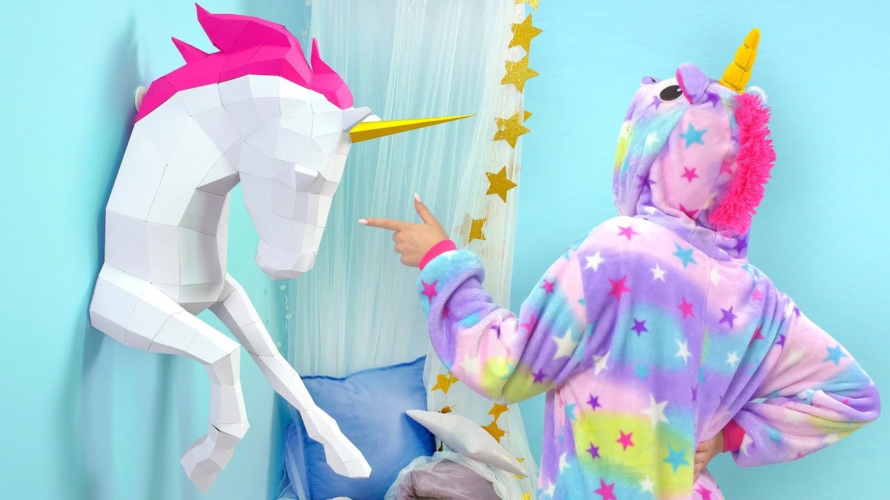 Fabrication d’une Incroyable Licorne en Papier 🦄 ️ - YouTube