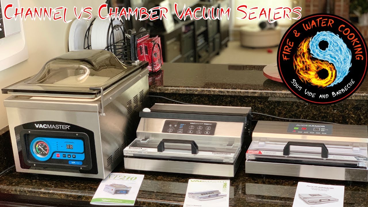 Chamber Vacuum Sealer Comparison - Vacmaster VP215 vs JVR Vac110 