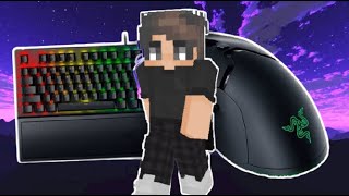 Keyboard+Mouse ASMR (handcam) | Blocksmc Bedwars