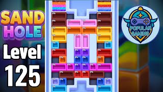 Sand Hole: Block Sort Jam Level 125: Gameplay Solution