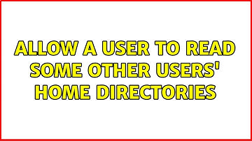 Unix & Linux: Allow a user to read some other users