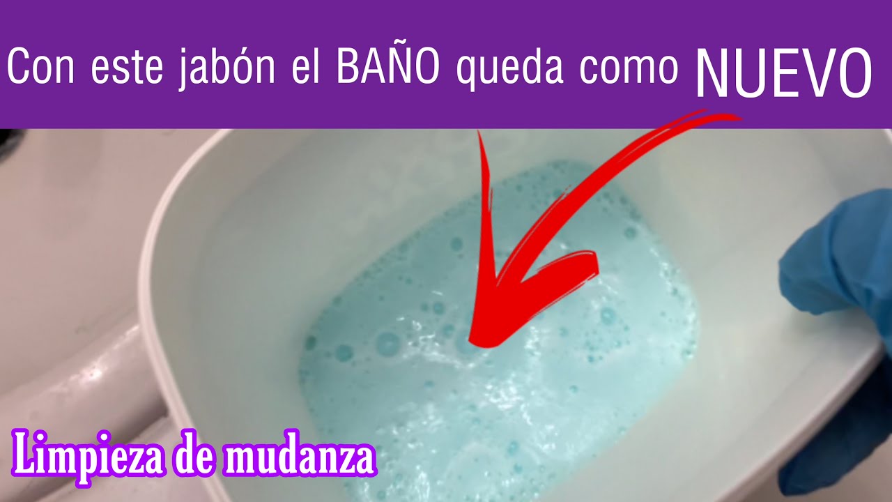 ✨POTENCIALIZAMOS NUESTRO JABON POTENTE PARA LIMPIAR UN BAÑO (de mudanza) MUY SUCIO - limpia conmigo