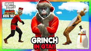 GTA 5 GRINCH SPAWNS OUT OF NOWHERE