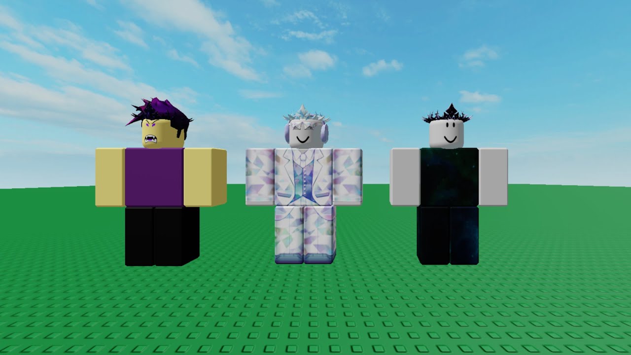 Making 3 Roblox avatars with knock of limited retextures. - YouTube