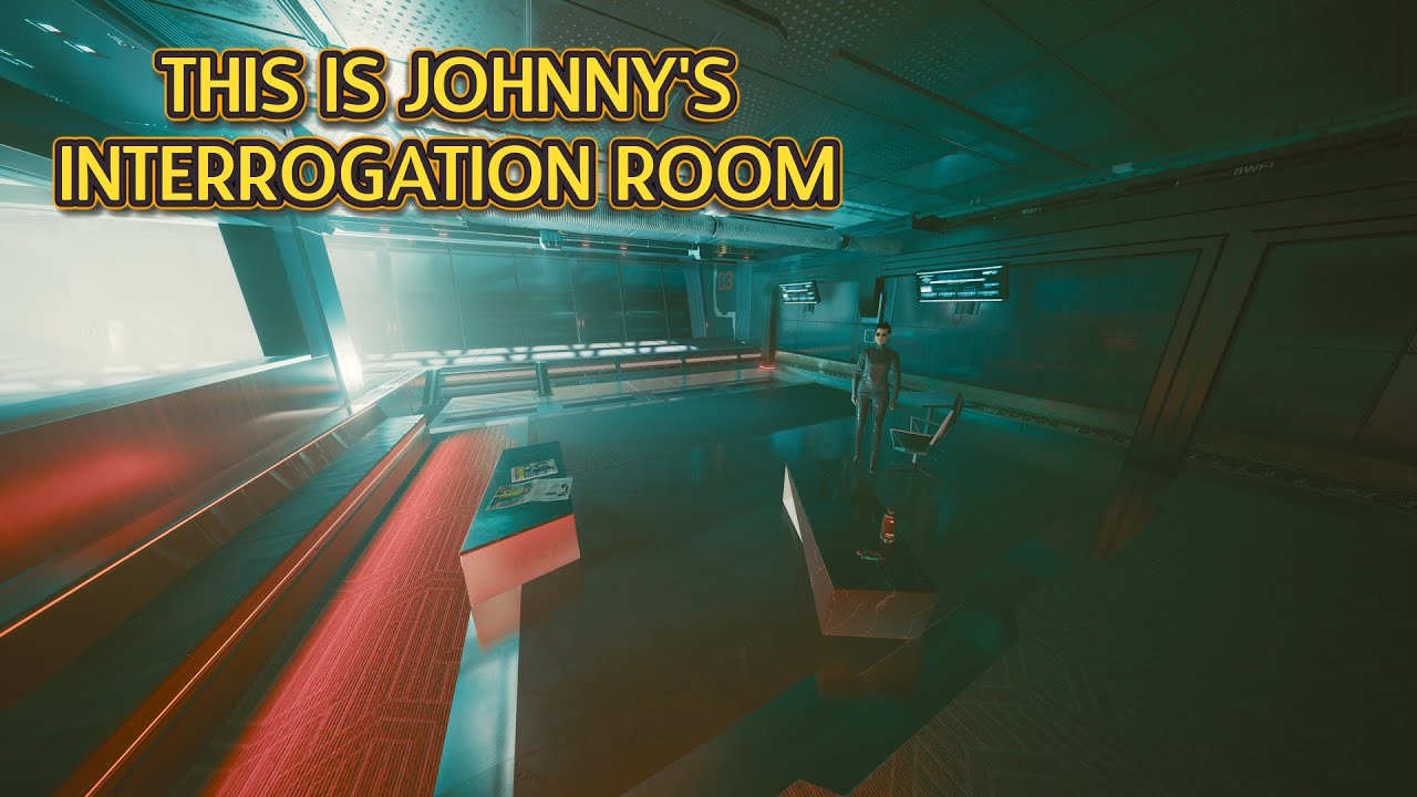 CDPR hid Johnny's interrogation room in a box below Arasaka Tower - YouTube
