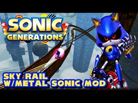 Sonic Generations PC - (1080p) Sky Rail w/Metal Sonic Mod