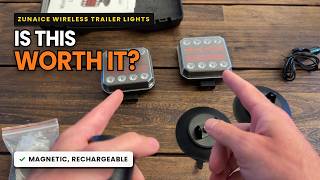ZUNAICE wireless trailer lights magnetic rechargeable LED