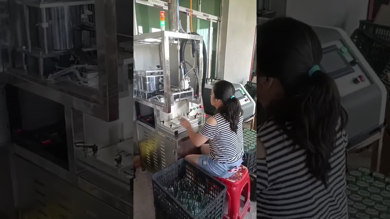 semi automatic wick centering machine