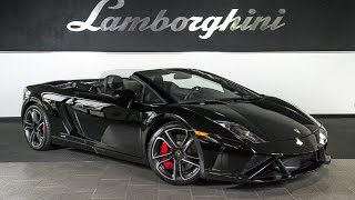 2013 Lamborghini Gallardo LP 560-4 Spyder Nero Noctis L0698
