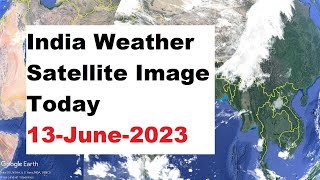 India Weather Satellite Image Today 13-June-2023 | Cyclone in Arabian Sea #imd