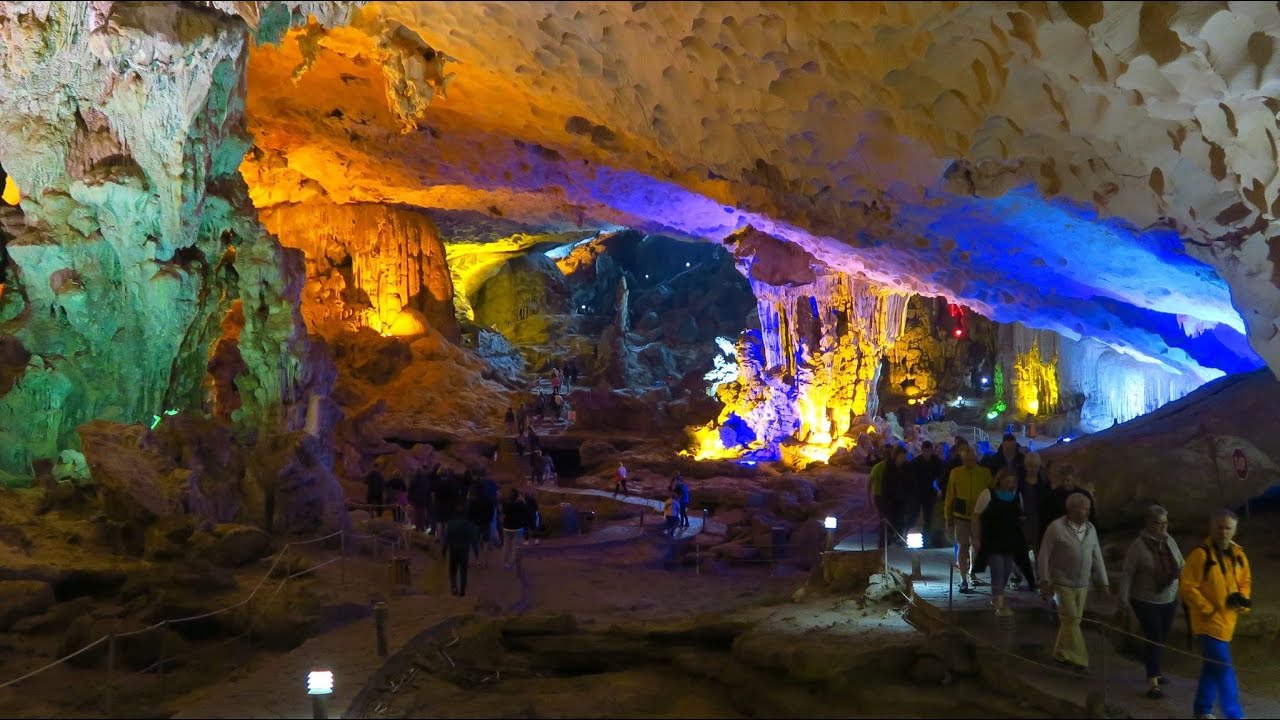 The Cave of Surprises / Sung Sot Cave / Halong Bay, Vietnam - YouTube
