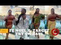 ✨ FE NOEL x TARGET TRY ON HAUL ☀️. VACATION LOOKS FOR DAYS! 🏝️ | NICKISTYLESHERCURVES ✨