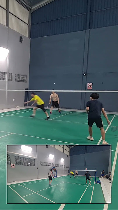 Beginner Badminton Centrin,  Men Doubles (Willy, Binsar vs Efrin, Charles) - 20250311 E