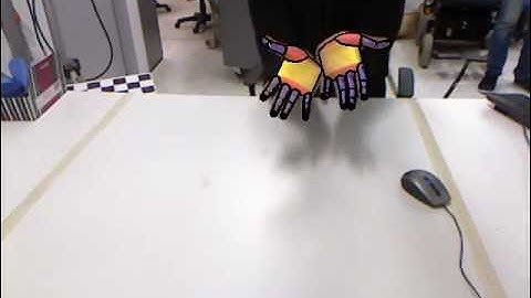Tracking the articulated motion of two strongly interacting hands (CVPR 2012)