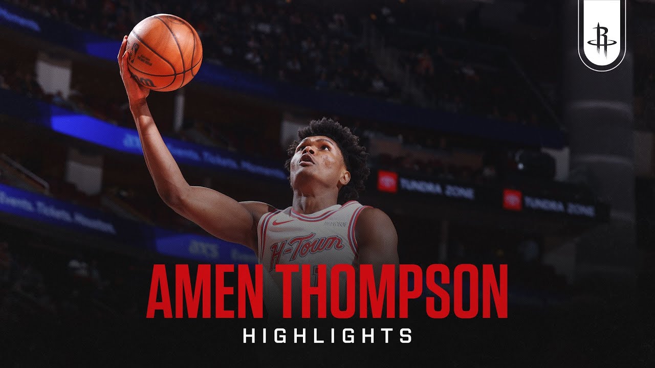 Amen Thompson (18 points) Highlights vs. Washington Wizards