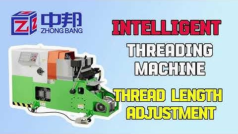 Intelligent threading machine thread length adjustment