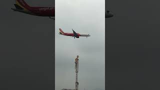 Vietjet A321neo ACF in the process of landing #flywithkhoivn #ndkavi #aviation