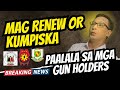 FEO (Firearms And Explosive Office) ANNOUNCEMENT PARA SA LAHAT NG KABENGBENG!