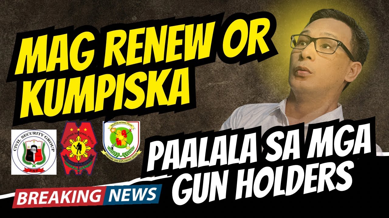 FEO (Firearms And Explosive Office) ANNOUNCEMENT  PARA SA LAHAT NG KABENGBENG!