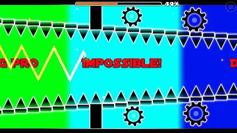 Wave Challenge by TrueChaos-Geometry Dash-Chaos Mode- Short Video.