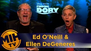 Ed Oneill U0026 Ellen Degeneres Speak Whale Finding Dory Interview