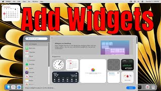 How to Add Widgets to the MacBook Desktop [Guide]