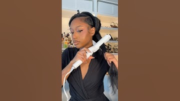 quick bombshell curls for my sew-in