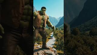 क्या हल्क बचा पाएगा इन मासूमों की जान? 😱 | Hulk Saving Bus From Landslide  पहाड़ों!#Hulk #Marvel