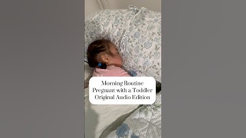 Morning Routine as a 12 Week Pregnant Toddler Mom #momlife #pregnant #toddlermom