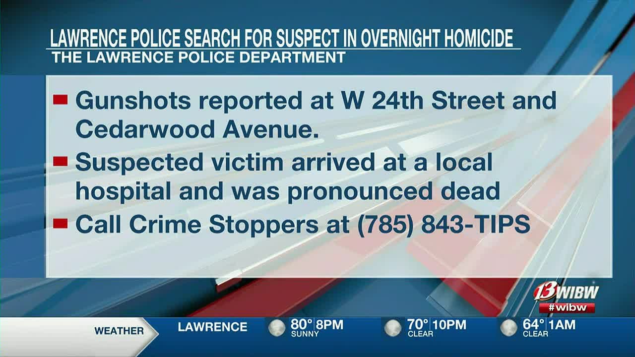 Lawrence Police asking for information on overnight homicide - YouTube