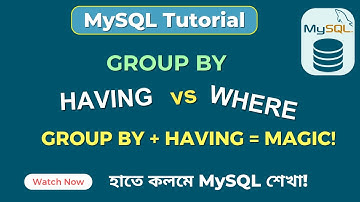 MySQL GROUP BY & HAVING Tutorial | Advanced SQL Aggregates & Filtering Tricks! | SoftAll