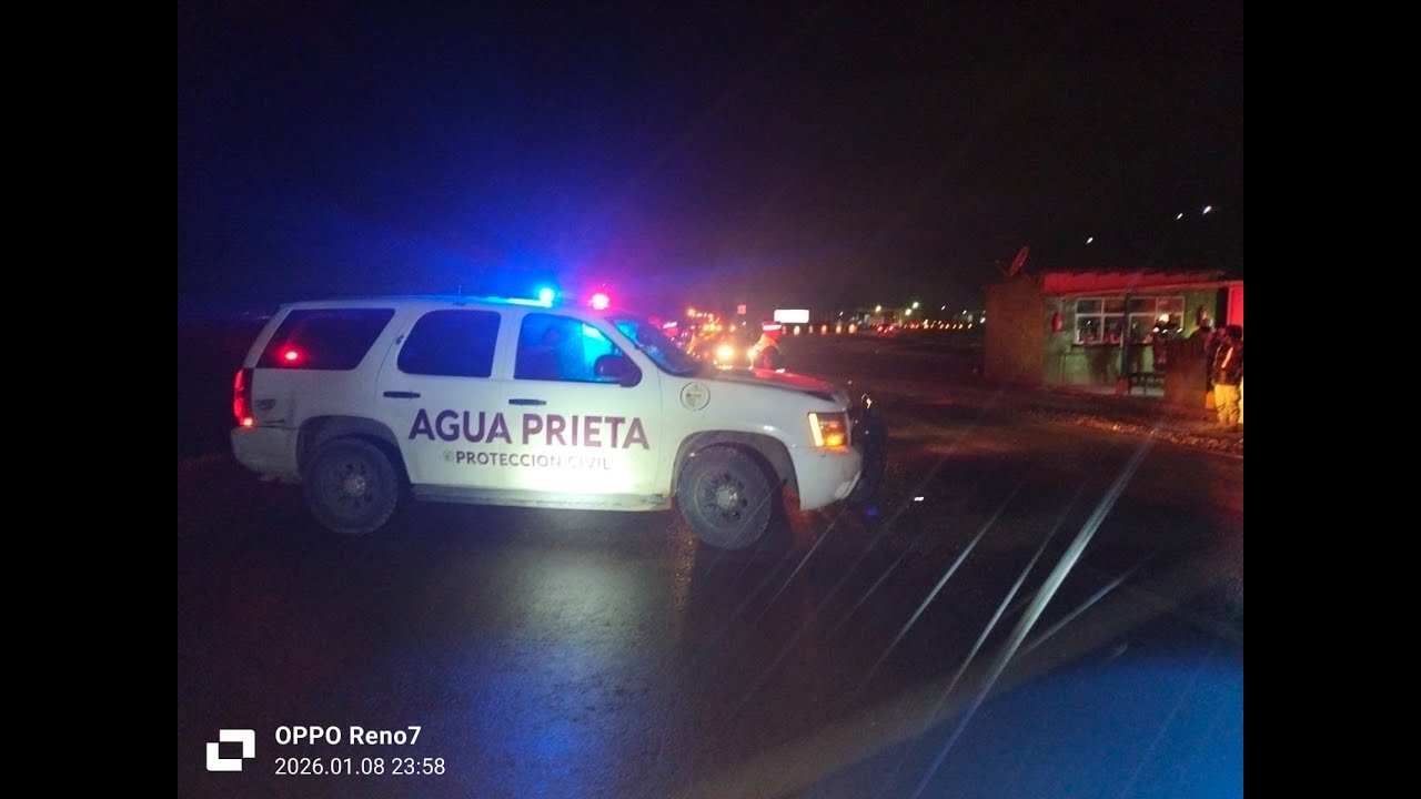 Nevada en tramo Janos-Agua Prieta