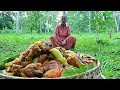 Village Foods ❤ Cooking Devilled Fried Chicken by Grandma / Village Life