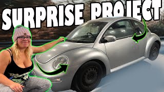 Surprising My Wife With Her Dream Car! who thinks she should build it herself ? VW Beetle