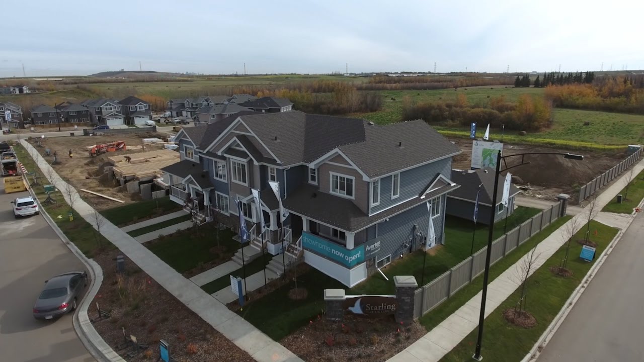 Starling Aerial of the 4003 Blackbird Link NW Edmonton, AB Showhome