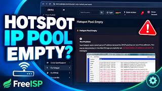 Hotspot IP Pool Empty Troubleshoot MikroTik DHCP | FreeISP