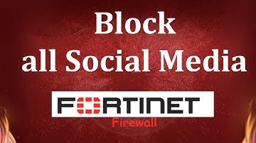 How to block all social media like youtube facebook tiktok in fortigate | Msolved Tech