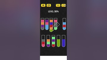 water sort puzzle level 3974