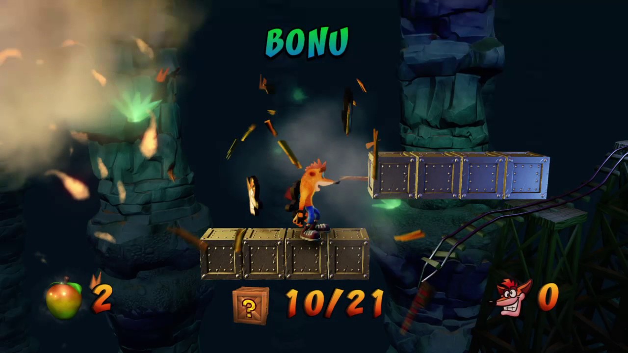 Crash Bandicoot Lost City N. Brio Bonus Level From N. Sanity