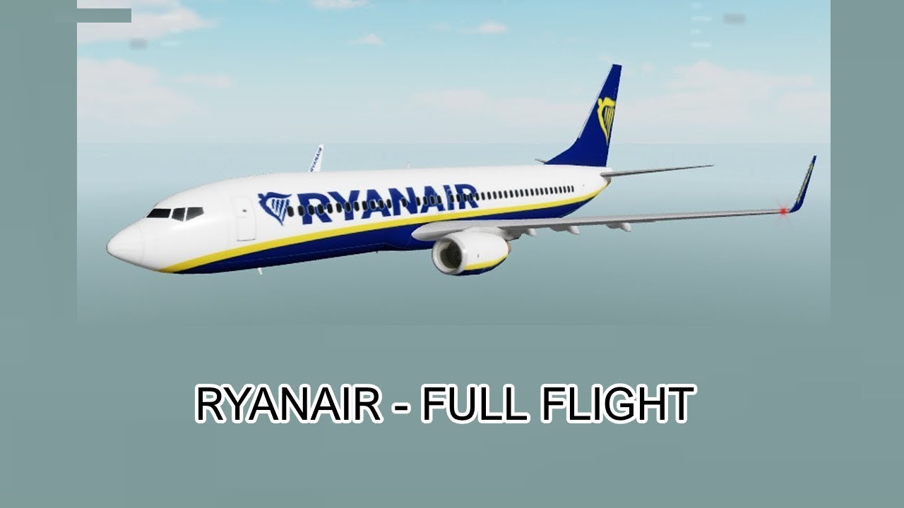 Live Roblox Flightline Ryanair B737 Full Flight Youtube - boeing 737 300 roblox