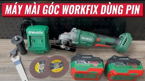 Máy Mài Góc, Máy Cắt Cầm Tay Dùng Pin Chính Hãng WORKFIX Hàng Cao Cấp Lõi Đồng Không Chổi Than