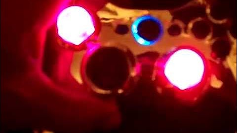 Custom Chrome  Xbox 360 Controller led thumbsticks By Rodent