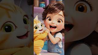 Pat A Cake Pat A Cake Song #shorts #nurseryrhymes #kidssongs #hooplakidz