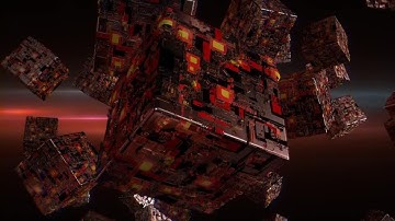 Techno Cube VJ Loop Motion Graphics