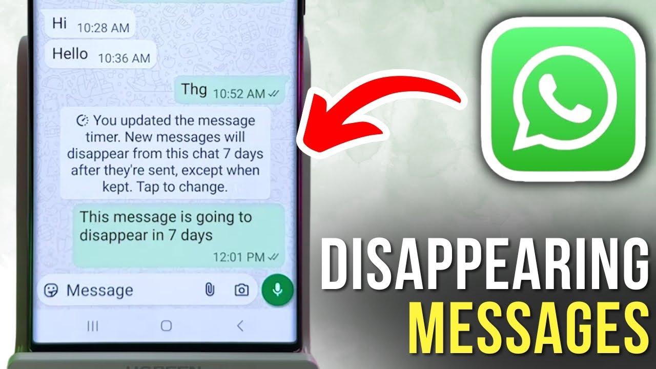 How to Set a Default Disappearing Messages Timer in WhatsApp - YouTube