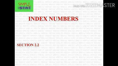 Index Numbers - Sec 2.2 - Simple Average of Price relatives method - Formulae & Problems