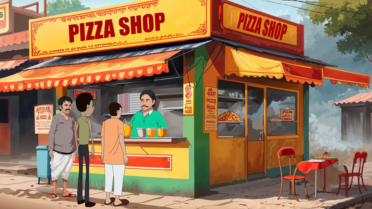 छोटी दुकान का मजेदार पिज़्ज़ा | Choti Dukaan Ka Majedaar Pizza hindi kahaniya moral stories