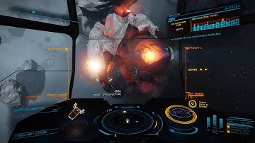 Elite Dangerous: 3.3 Beta 2 Exploding Asteroid destroys fighter
