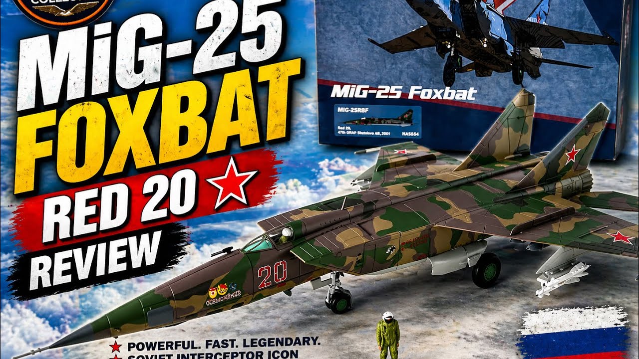 Hobby Master Mikoyan-Gurevich MiG-25RBF Camo HA5654 | 1:72 Diecast